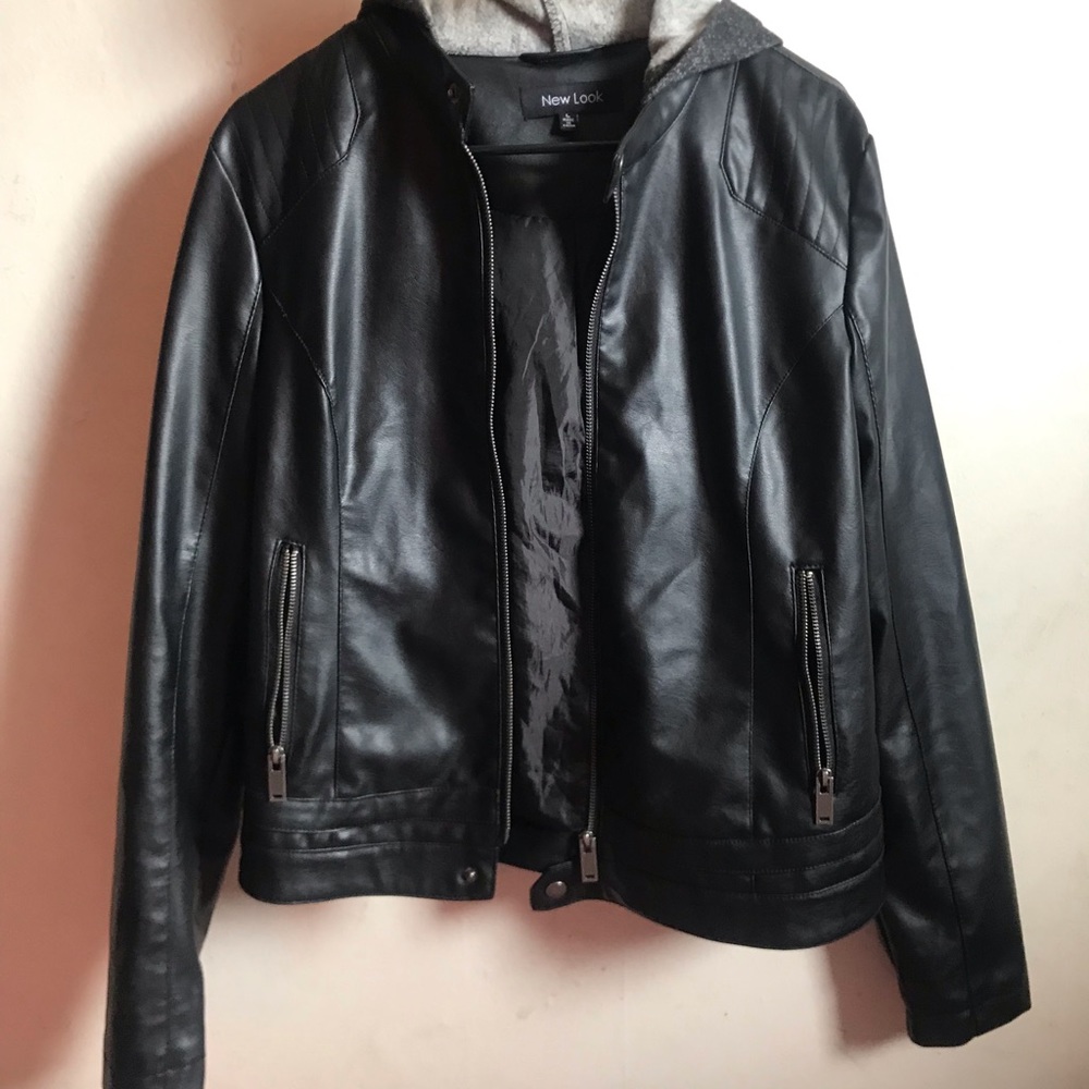 New Look faux leather jacket.